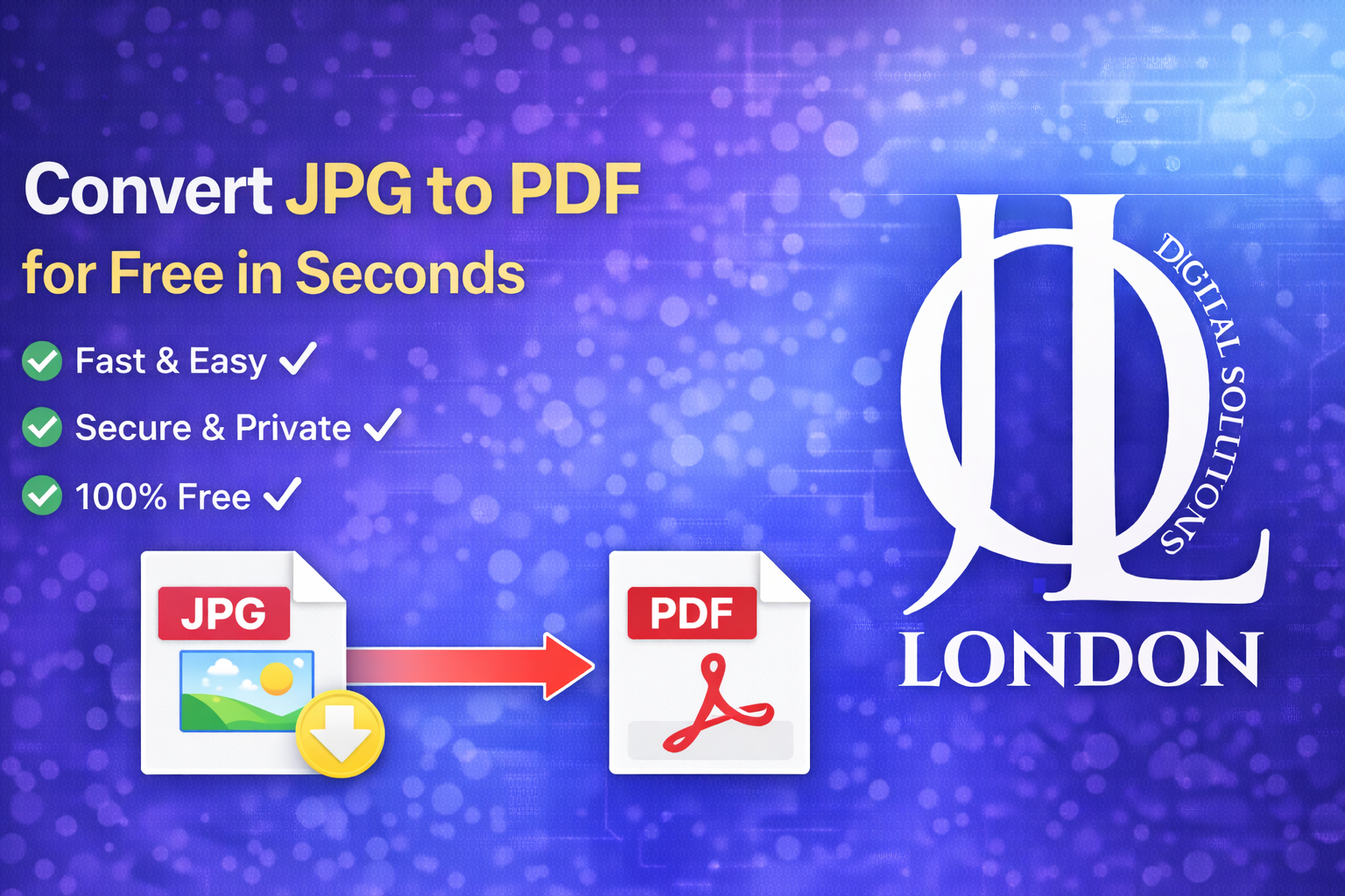Convert JPG to PDF for Free in Seconds