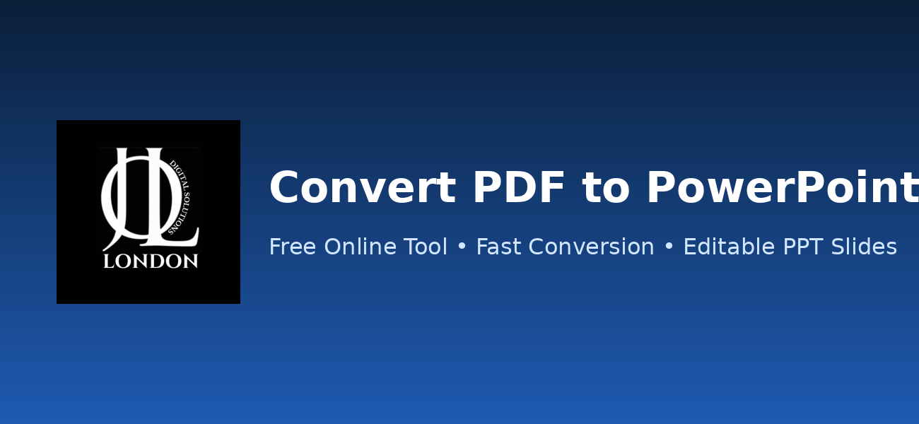 Convert PDF to PowerPoint Online – Free PDF to PPT Converter