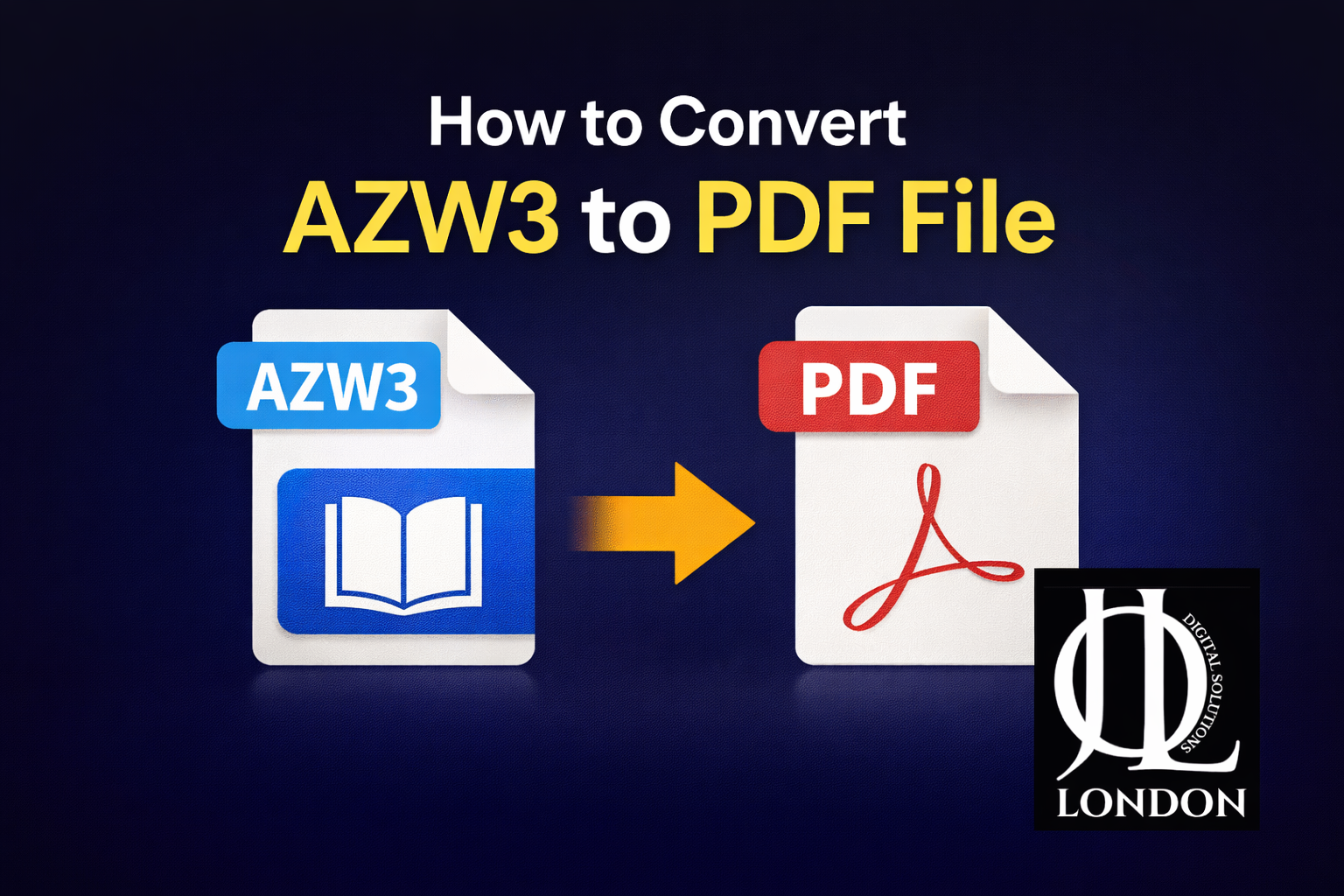 How to Convert AZW3 to PDF File